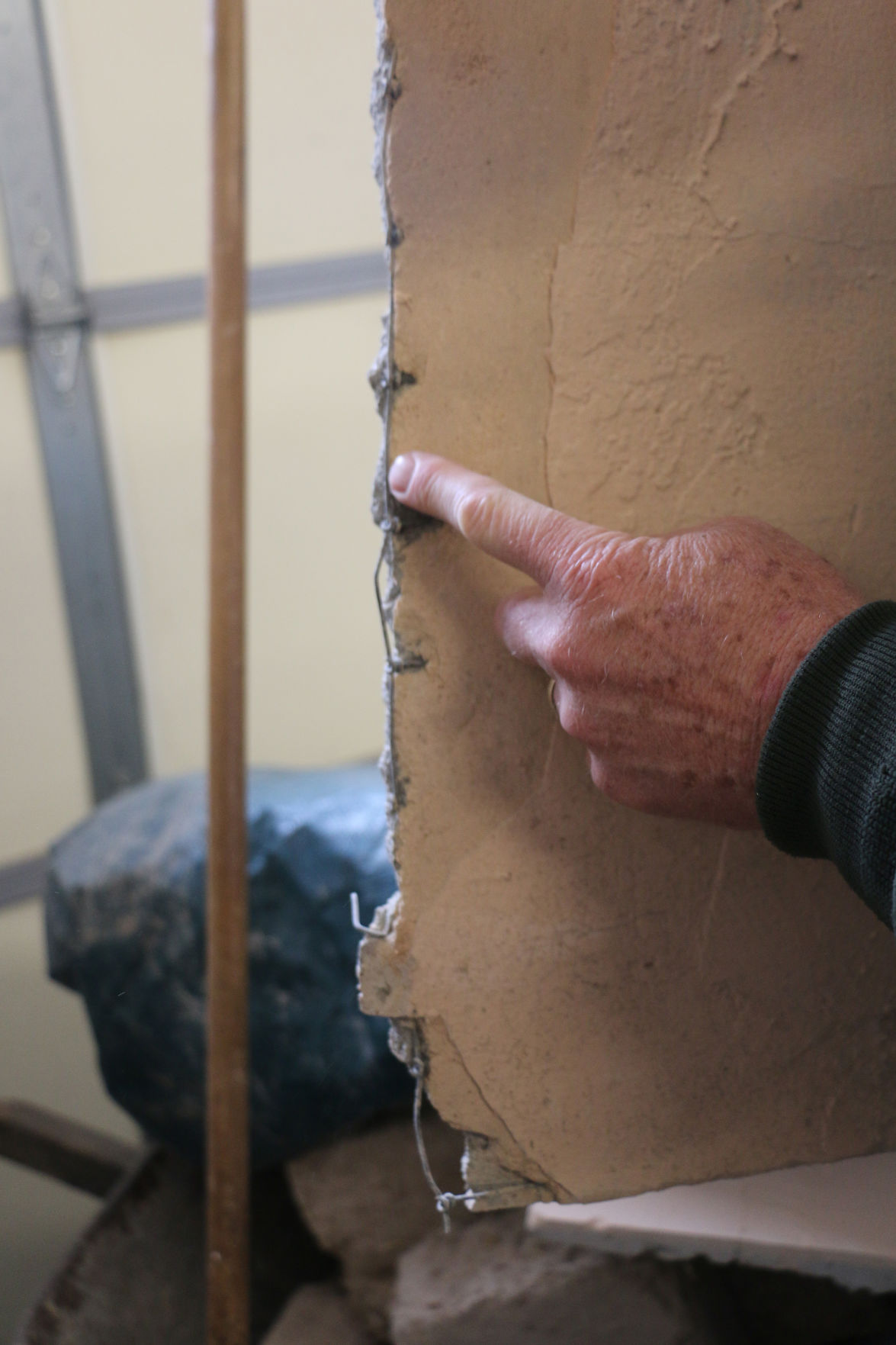 PHOTOS: Scotts Bluff National Monument personnel save adobe bricks